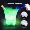 HIELERA CON LUCES LED Y MUSICA
