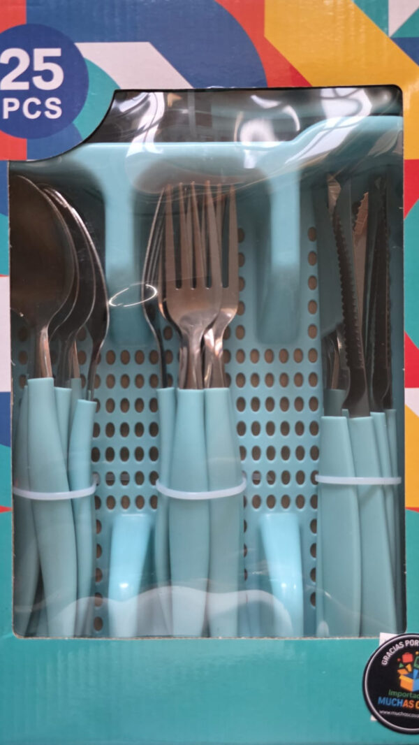 FDACB0E4-9E04-43BB-9626-3C06D8E5E787 Cubiertera + cubiertos . 25 pcs